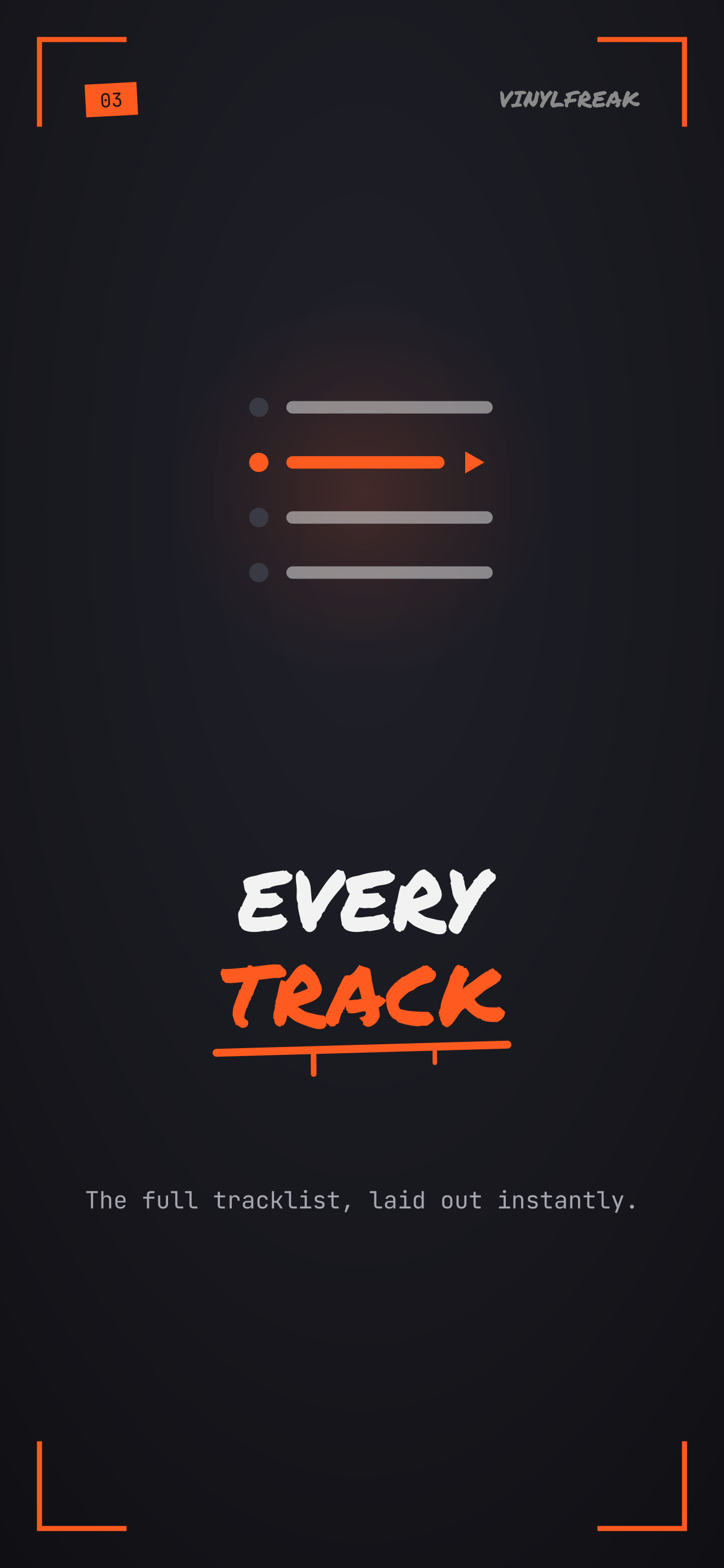 See every track